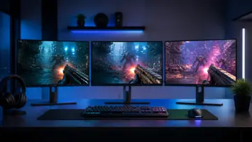 Illustrasjon av oppdateringsfrekvens og Hz for gaming-skjermer